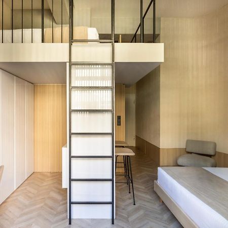 The Newel Psychiko Otel Atina Dış mekan fotoğraf A ladder leading to a mezzanine